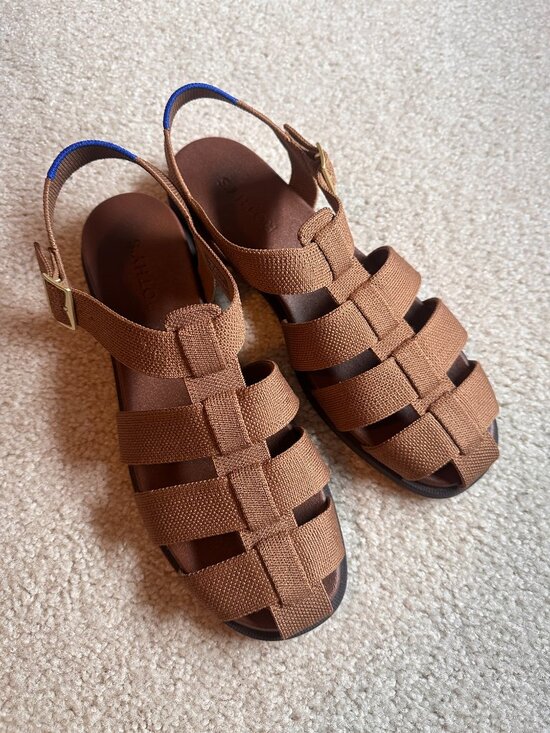 Rothy's Shoes - Rothy's Fisherman sandal brown size 9.5!